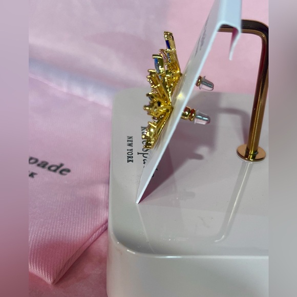 Kate Spade ♠️ FireWork Floral Earrings-Large - Picture 6 of 8